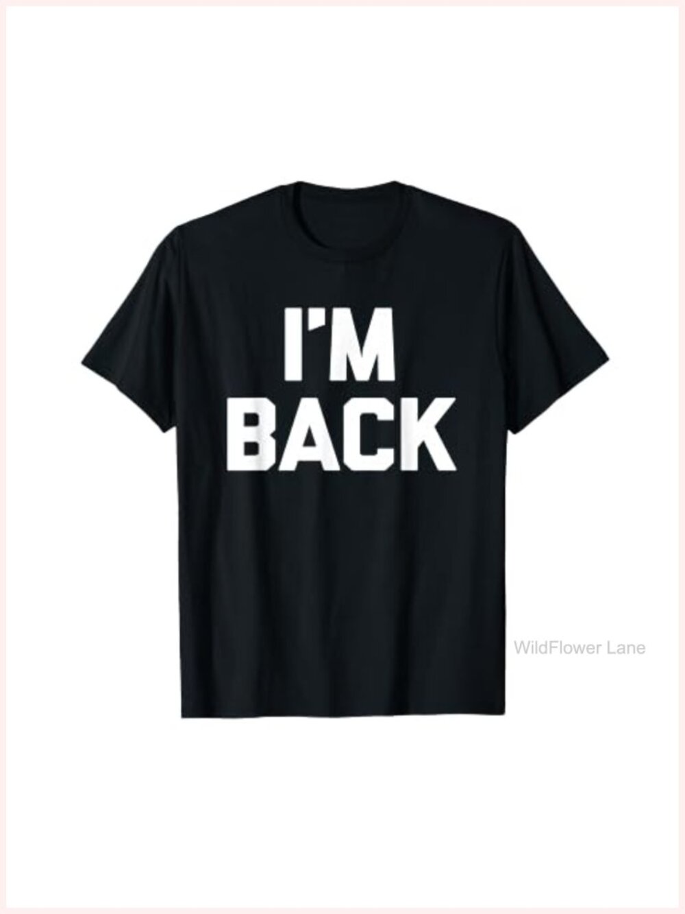 Funny Saying Graphic Tee Short Sleeve Crew Neck Classic Fit T-Shirt